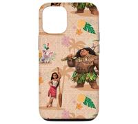 Disney Moana 2 Moana Maui Kotu Heihei and Pua Pattern Case for iPhone 12/12 Pro