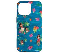 Disney Moana 2 Moana & Simea Ocean Sisters Tropical Pattern Case for iPhone 16 Pro