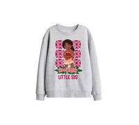 Disney Moana 2 Simea Little Sis Kids Sweatshirt, Athletic Heather in Light Grey | Size: 7-8 Years Disney Light Grey 7-8 Years