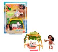 Mattel Disney Moana 2 Simea & Pua Bathtime Fun Playset with Fashion Doll, Animal Friend, Tub & 10+ Accessories, Toys Inspired by The Movie