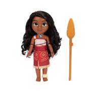 Disney Moana 2 Singing Moana 14" / 35cm Feature Doll with Oar, Official by Jakks Pacific, Includes Magical Light Up Oar, Sings Beyond, Light Up Features, 11 Storytelling Phrases, For Girls 3+