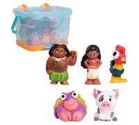 Disney Moana Bath Caddy with 5 Bath Toy Figures