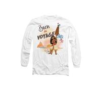 Moana Born to Voyage Long Sleeve T-Shirt, White Disney White XL