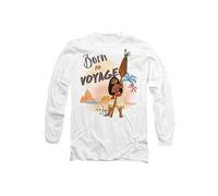 Disney Moana Born To Voyage Long Sleeve T-Shirt, White White S