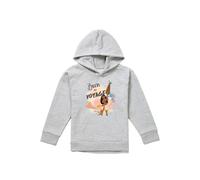 Disney Moana Born To Voyage Youth Kids Pull-Over Hoodie, Athletic Heather in Grey | Size: 5-6 Years Disney Grey 5-6 Years