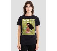Disney Women's Moana Daughter of the Sea T-Shirt, Black | Size: Large Disney Black L
