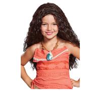 Disney Moana Deluxe Wig Girls Fairytale Book Week Fancy Dress Wig