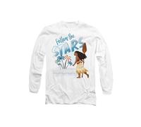 Disney Moana Follow the Stars Long Sleeve T-Shirt, White | Size: 2XL Disney White 2XL