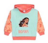 Disney Moana Girls Hoodie - Toddler & Kids Pullover Jumper - Soft Cotton Sweatshirt with - Ages 2-12 Years - Cosy Princess Top for Girls (9-10 Years) Multicoloured