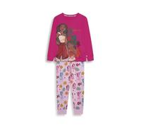 Disney Moana Girls Pyjama Set - Soft Long-Sleeve Top & Bottoms, Character All-Over Print, Cosy Kids Sleepwear, Comfortable PJs, Gifts for Girls, Machine Washable
