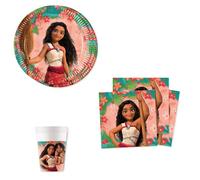 Disney Moana II Sailing Spirit Tableware XL Party Set for 16 Guests (52pc)