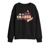 Disney Moana I'M In Charge Kids Sweatshirt, Black, 7-8