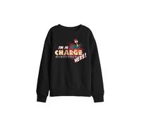 Disney Moana I'M In Charge Kids Sweatshirt, Black | Size: 5-6 Years Disney Black 5-6 Years
