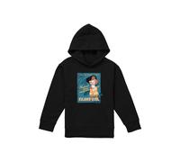 Disney Moana Island Girl Youth Kids Pull-Over Hoodie, Black | Size: 9-11 Years Disney Black 9-11 Years