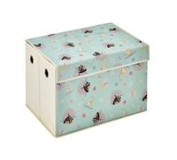 Disney Moana Large Fabric Storage Box with Flip-Top Lid - Durable, Collapsible Toy Chest for Kids' Books, Treasures, and Toys - Perfect for Bedroom and Playroom Organization