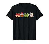 Disney Moana Letters Nana Grandma Gift Family Trip Vacation T-Shirt