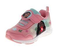 Disney Moana Lighted Sneaker (Little Kid) Girls Sneakers, Coral blue, 16.0 cm