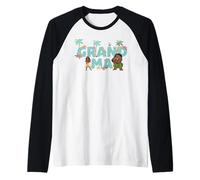Disney Moana & Maui Grandma Vacation Matching Family Trip Raglan Baseball Tee