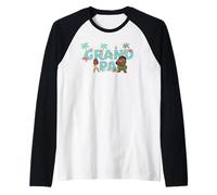Disney Moana & Maui Grandpa Vacation Matching Family Trip Raglan Baseball Tee