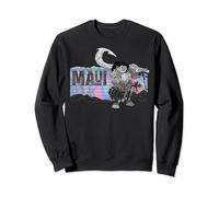 Disney Moana Maui Iridescent Background Portrait Sweatshirt