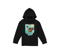 Disney Moana Maui Moana Aventures In Oceania Youth Kids Pull-Over Hoodie, Black | Size: 9-11 Years Disney Black 9-11 Years