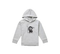 Disney Moana Maui Moana Sketch Youth Kids Pull-Over Hoodie, Athletic Heather in Grey | Size: 9-11 Years Disney Grey 9-11 Years