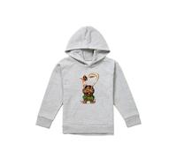 Disney Moana Maui Moana Stacked Youth Kids Pull-Over Hoodie, Athletic Heather in Grey | Size: 7-8 Years Disney Grey 7-8 Years