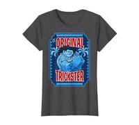 Disney Moana Maui Original Trickster T-Shirt, Women, Dark Heather Grey, Small