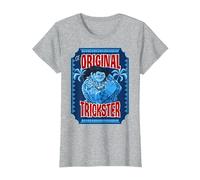 Disney Moana Maui Original Trickster T-Shirt, Women, Heather Grey, Small
