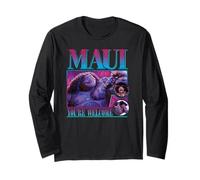 Disney Moana Maui You're Welcome Distressed Portrait Long Sleeve T-Shirt