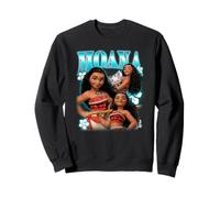 Disney Moana Multipose Collage Distressed Portrait Sweatshirt