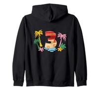 Disney Moana Numbers "3" Third 3rd Birthday Party Gift Zip Hoodie