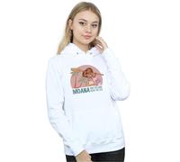 Disney Women's Moana Read The Sea Hoodie in White | Size: Medium Disney White M