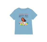 Disney Moana Sailing Spirit kids t-shirt in Light Blue | Size: 5-6 Years Disney Light Blue 5-6 Years