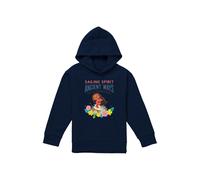 Disney Moana Sailing Spirit Youth Kids Pull-Over Hoodie, Navy | Size: 7-8 Years Disney Navy 7-8 Years