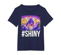 Disney Moana #Shiny Tamatoa Portrait T-Shirt, Women's Plus, Navy Blue, 6X