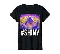 Disney Moana #Shiny Tomatoa Portrait T-Shirt, Women, Black, Large