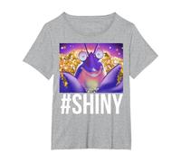 Disney Moana #Shiny Tomatoa Portrait T-Shirt, Women's Plus, Heather Grey, 3X