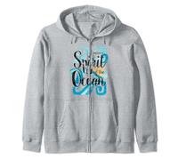 Disney Moana Spirit of the Ocean Waves Zip Hoodie