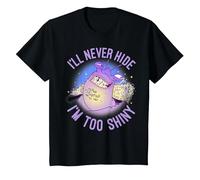 Disney Moana Tamatoa I'll Never Hide I'm Too Shiny Portrait T-Shirt, Youth, Black, 3T