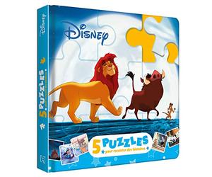 DISNEY - Mon Petit Livre Puzzle - 5 puzzles 9 pièces - Classiques: 5 puzzles pour raconter des histoires