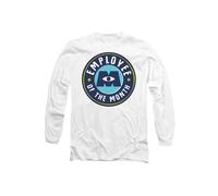 Disney Monsters At Work MIFT Employee Of The Month Long Sleeve T-Shirt, White | Size: Large Disney White L