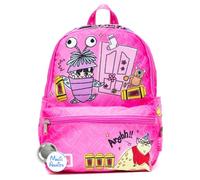 Disney Monsters Inc Mini Backpack for Girls - Bundle with 13" Mini Bag Featuring Mike Wazowski, Sulley, Boo Plus Water Bottle | Monsters Inc Backpack Purse for Kids, Girls, Women, Multicolor, Monsters