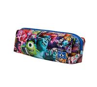 Disney Monsters Inc University-Square Pencil Case, Multicolour, 21 x 7 cm