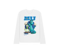 Disney Monsters University Mike And Sulley Pose Long Sleeve T Shirt, White White