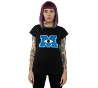 Disney Monsters University Monster M Cotton T-Shirt In Black Black M