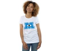 Disney Monsters University Monster M Cotton T-Shirt In White White L