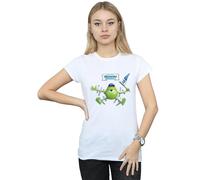 Disney Monsters University Taped Mike Cotton T-Shirt In White White XL