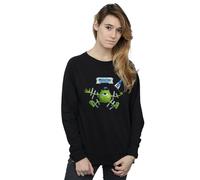 Disney Women's Monsters University Taped Mike Sweatshirt in Black | Size: Small Disney Black S