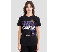 Disney Women's Mother's Day The Queen Castle T-Shirt, Black | Size: Large Disney Black L